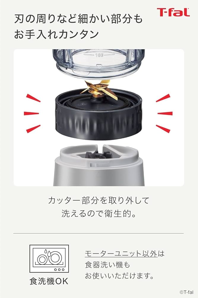 ティファール  説明書  確認用 Amazon.co.jp: ティファール ミキサー 600mL コンパクト 300W